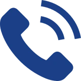 Communication icon with call waves